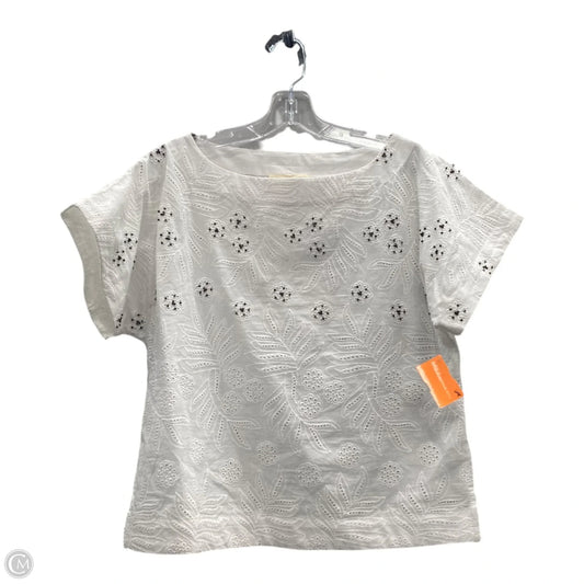 Top Short Sleeve By Solitaire In White, Size: M
