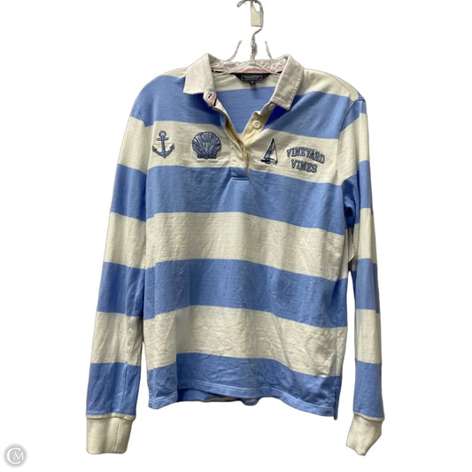 Top Long Sleeve By Vineyard Vines In Blue, Size: S