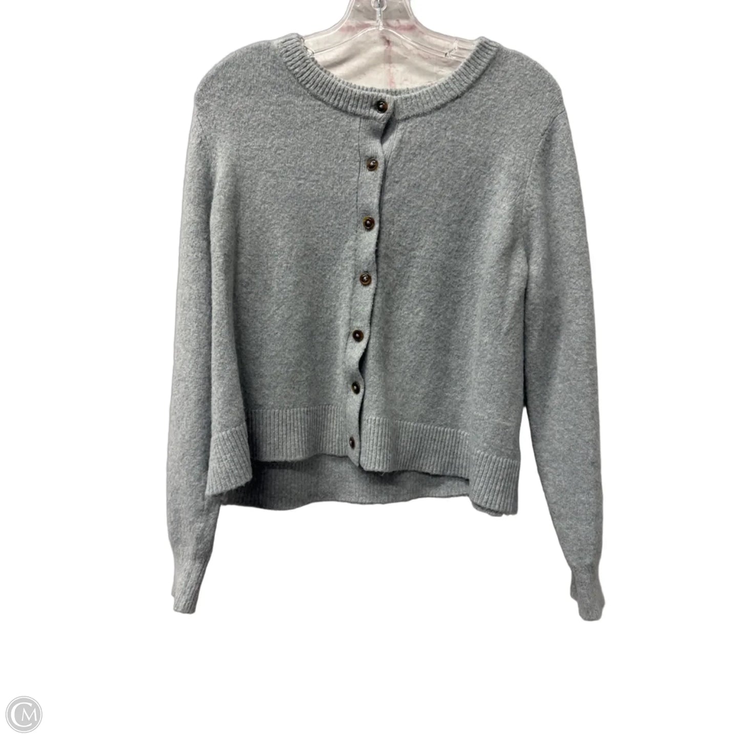Sweater Cardigan By Torrid In Grey, Size: 2x