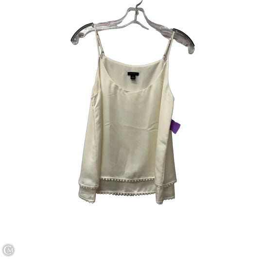 Top Sleeveless By Ann Taylor In Cream, Size: Xs