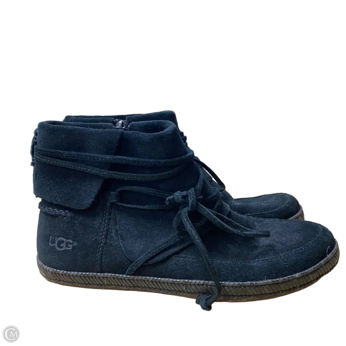 Boots Designer By Ugg In Black, Size: 7.5