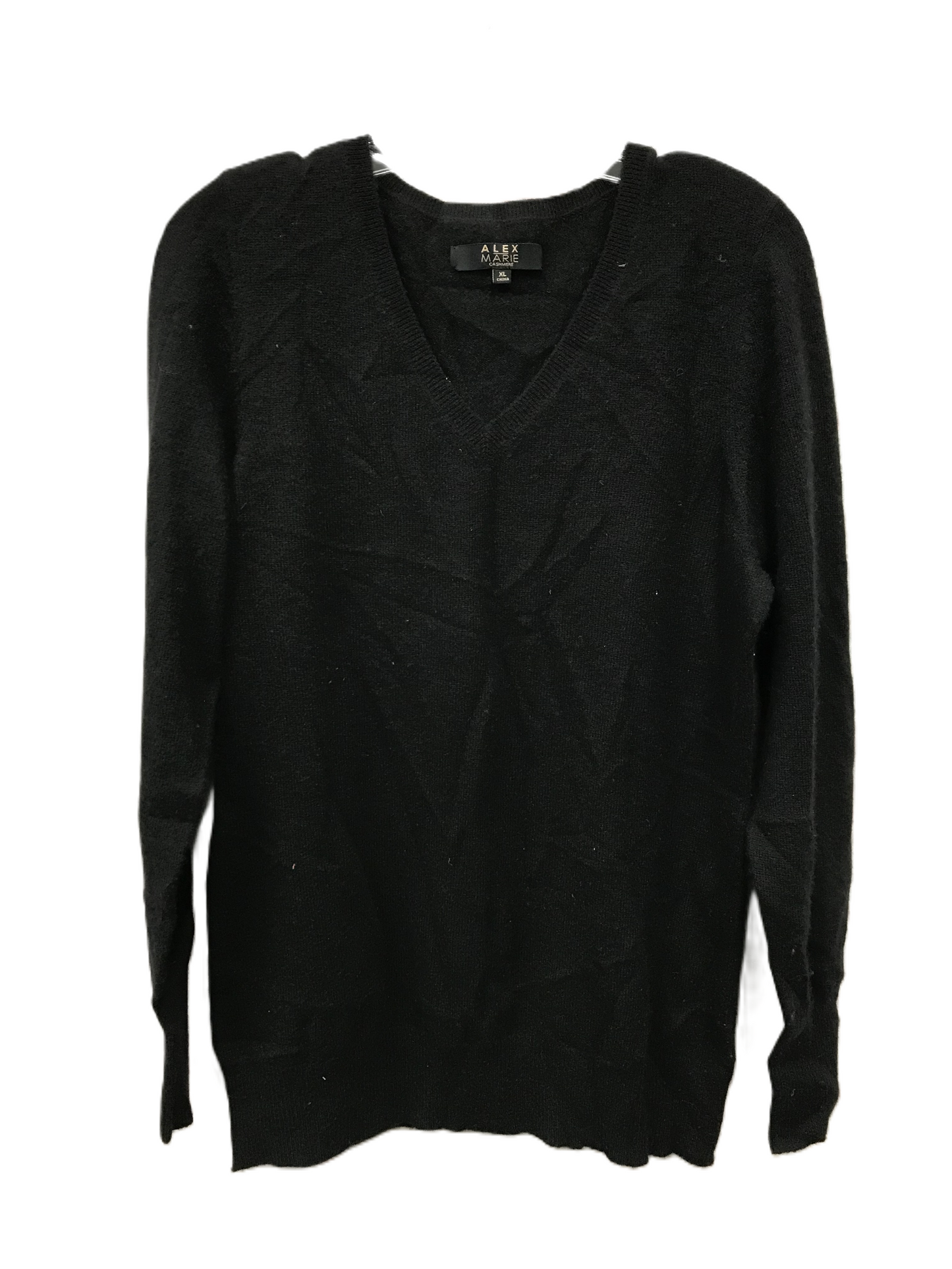 Black Sweater Cashmere By Alex Marie, Size: Xl
