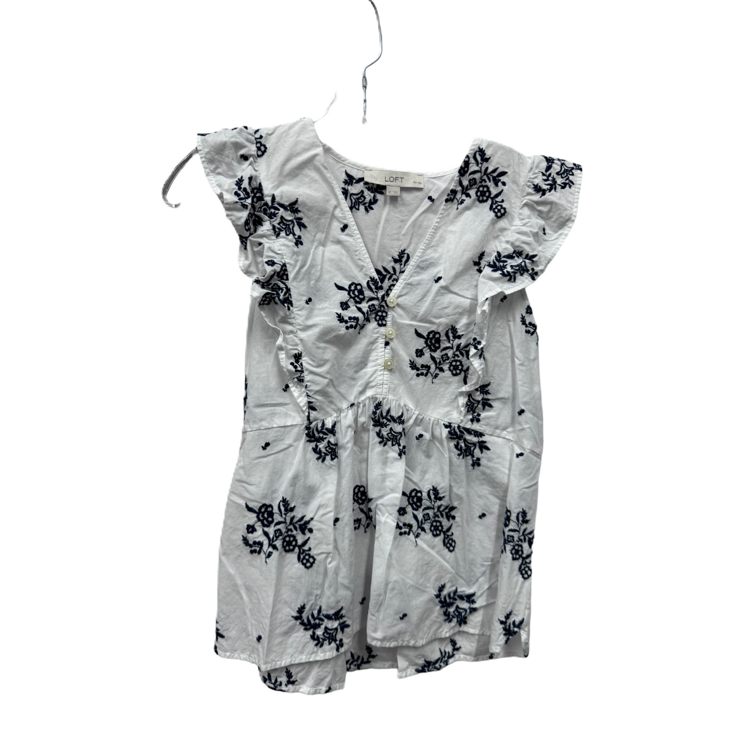 Top Short Sleeve By Loft  Size: Petite   S