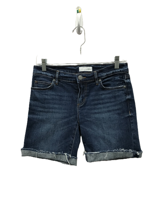 Blue Denim Shorts By Loft, Size: 0