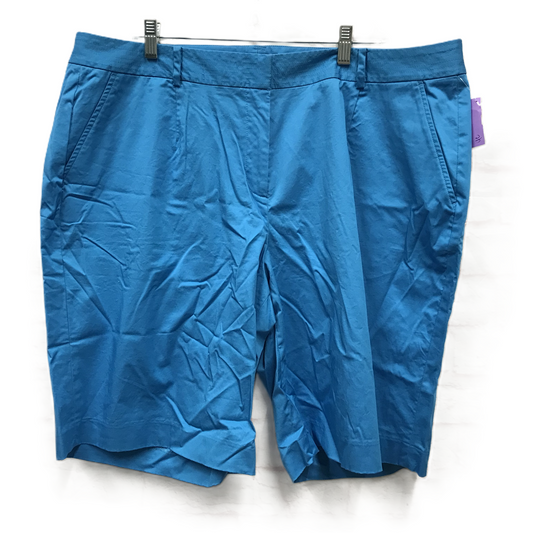 Blue Shorts By Talbots, Size: 18w