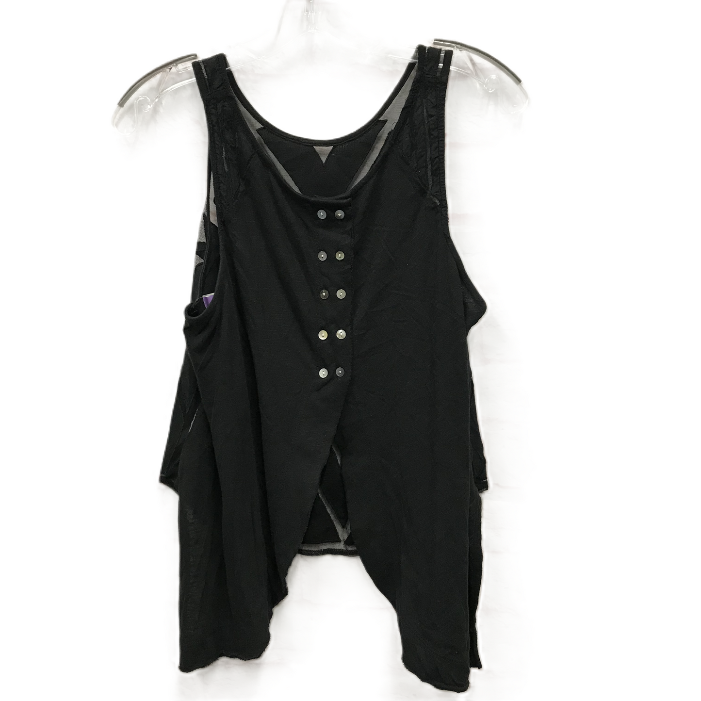 Black Top Sleeveless By Free People, Size: M