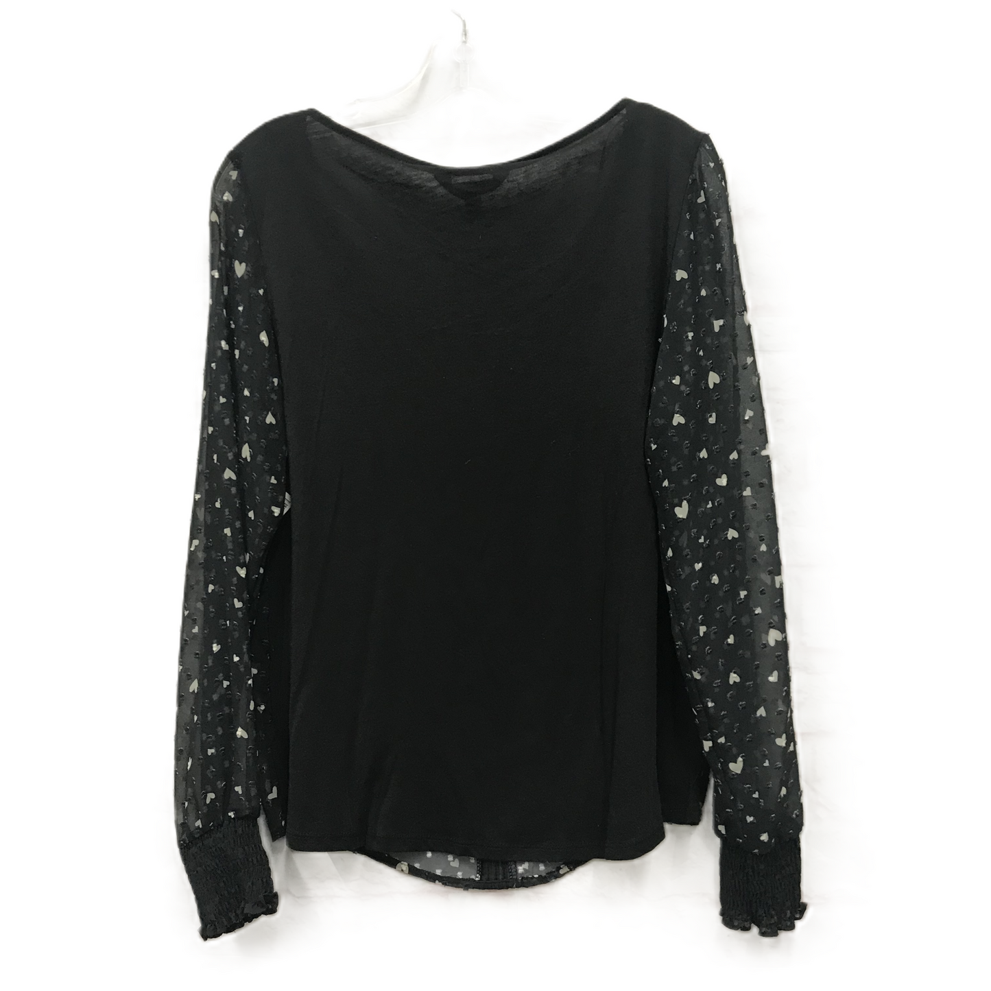 Black Top Long Sleeve By Lc Lauren Conrad, Size: S