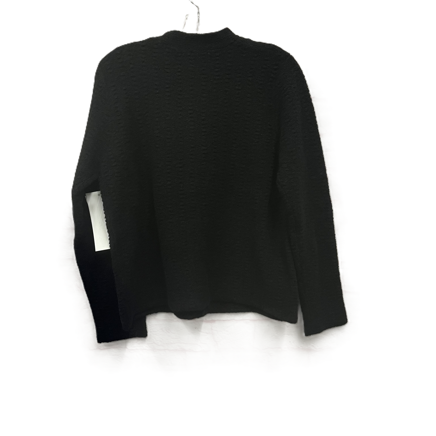 Sweater Cardigan By Eileen Fisher In Black, Size: L