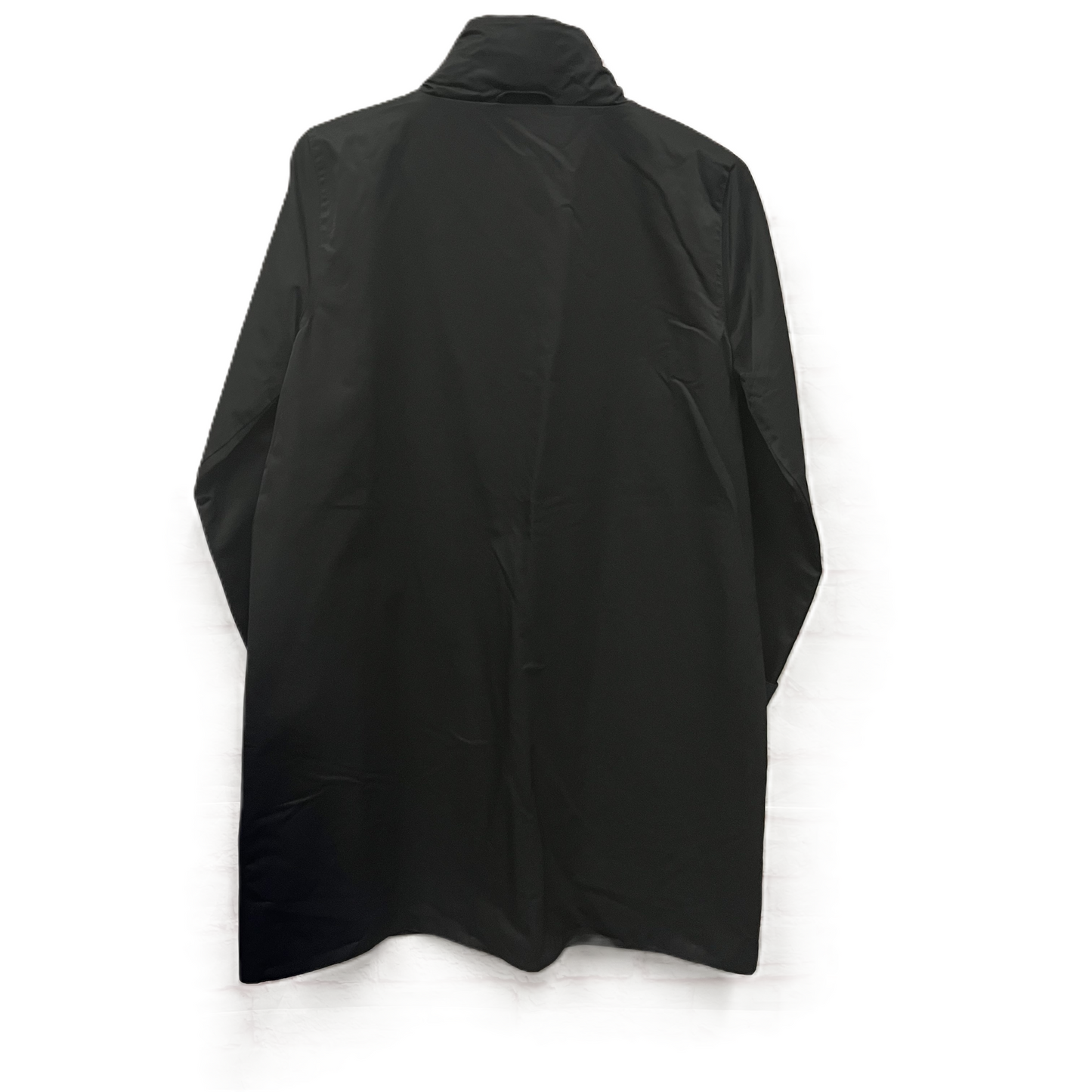 Coat Raincoat By Eileen Fisher In Black, Size: S