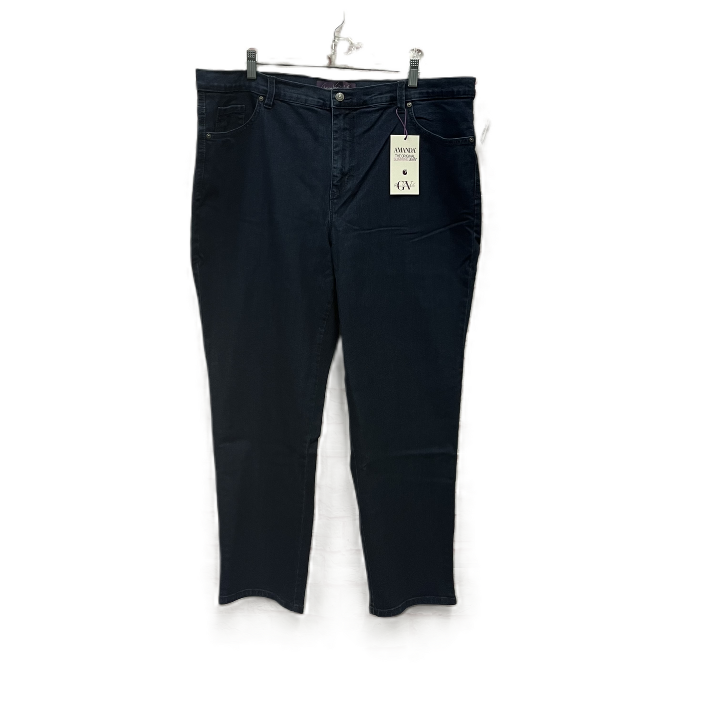 Jeans Straight By Gloria Vanderbilt In Blue, Size: 20w