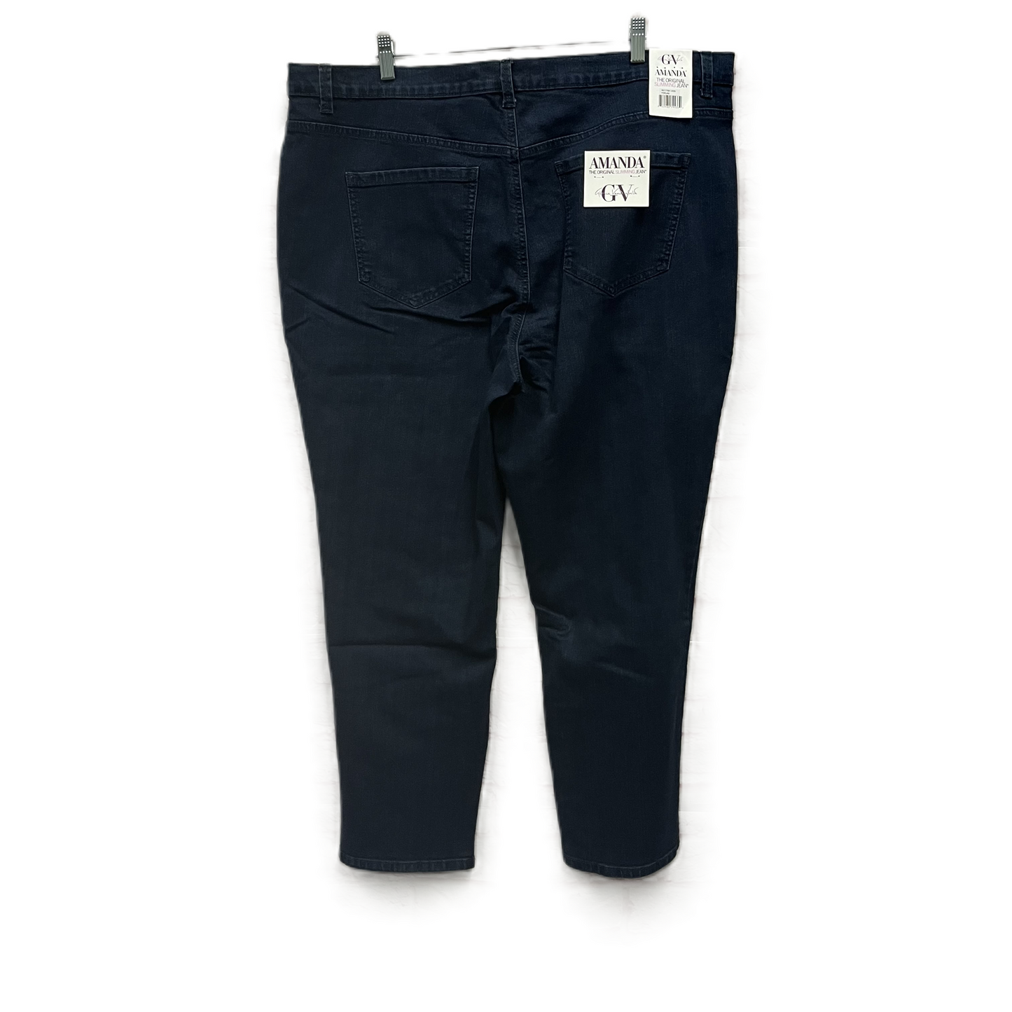 Jeans Straight By Gloria Vanderbilt In Blue, Size: 20w