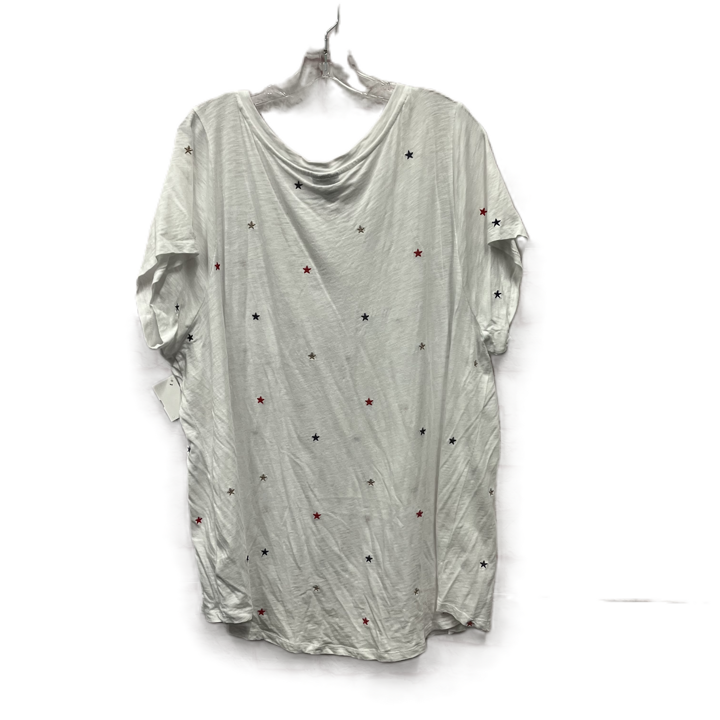 Top Short Sleeve By Torrid In White, Size: 4x