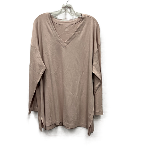 Top Long Sleeve By J. Jill In Brown, Size: Xl