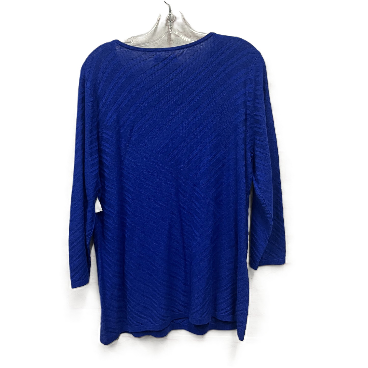 Sweater By Dana Buchman In Blue, Size: Xl