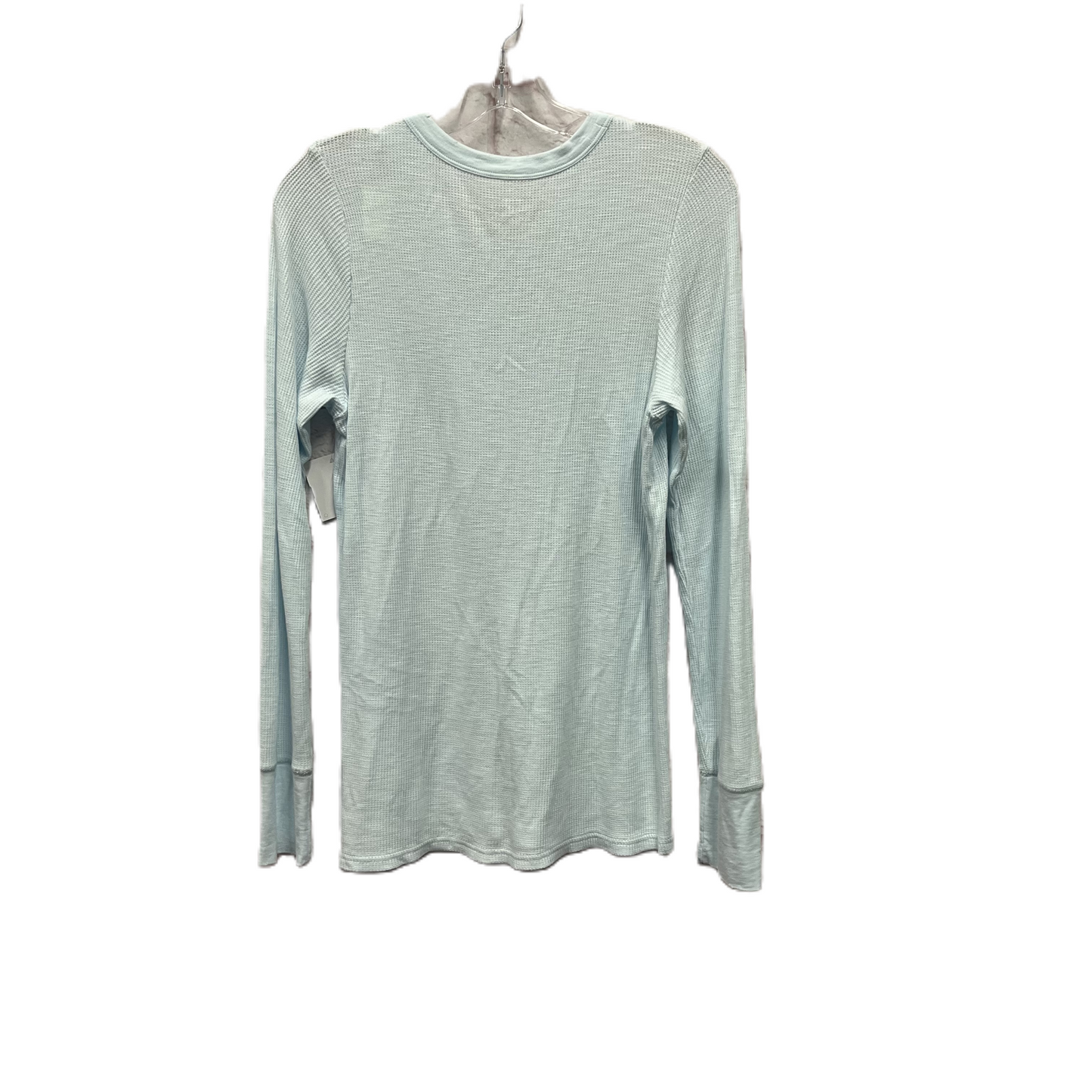 Top Long Sleeve By Aerie In Blue, Size: L