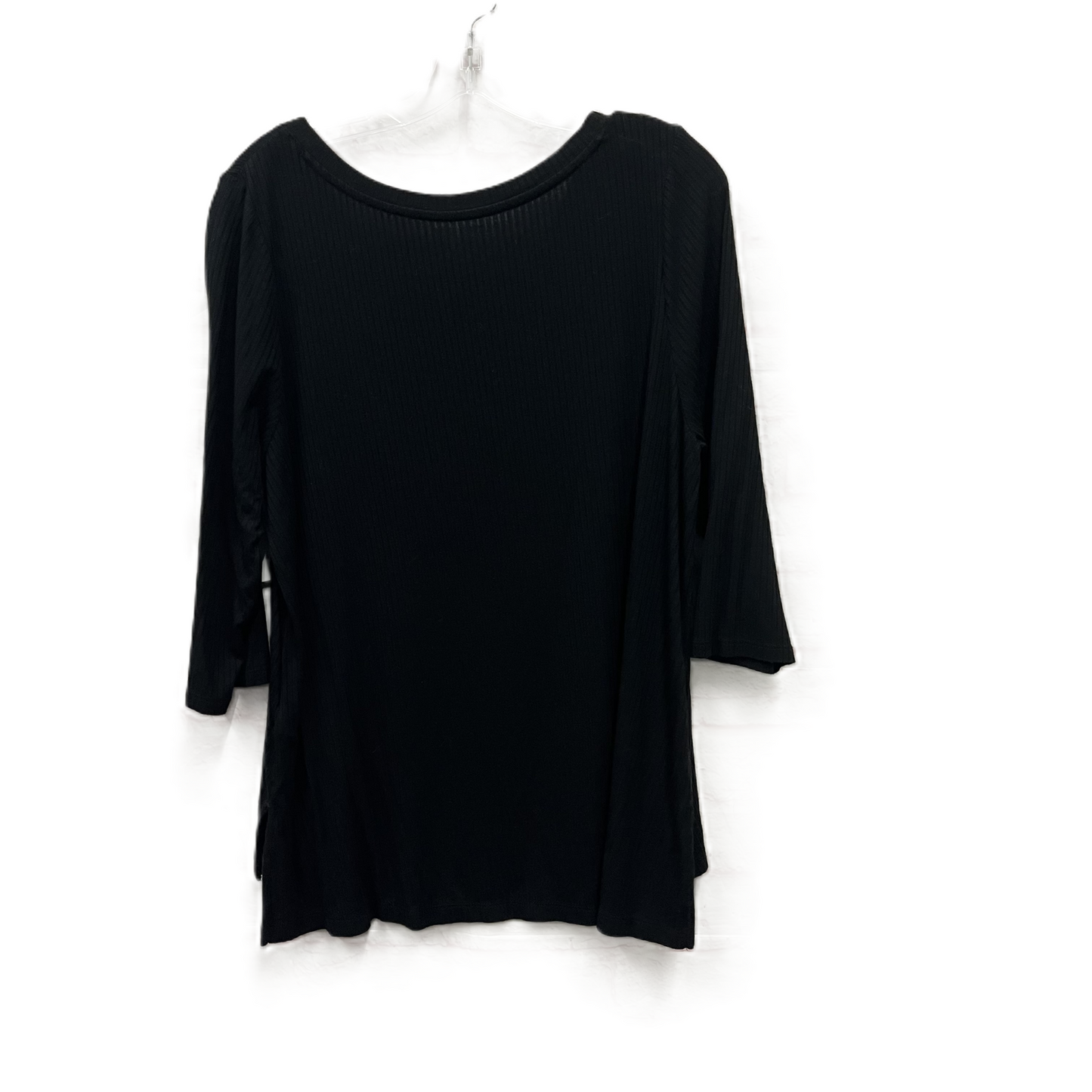 Top Short Sleeve By Rachel Zoe In Black, Size: 1x