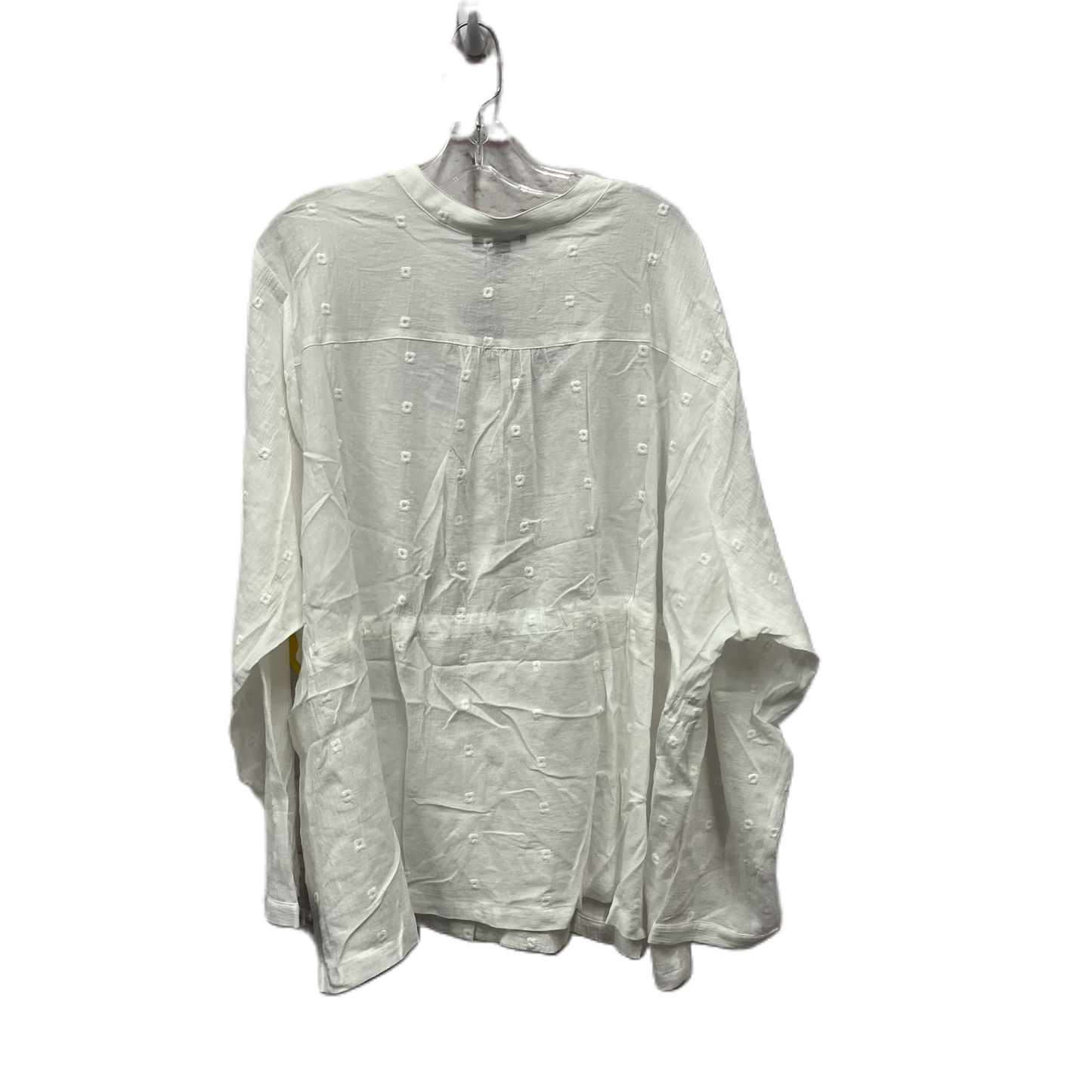 Top Long Sleeve By Torrid In White, Size: 4x