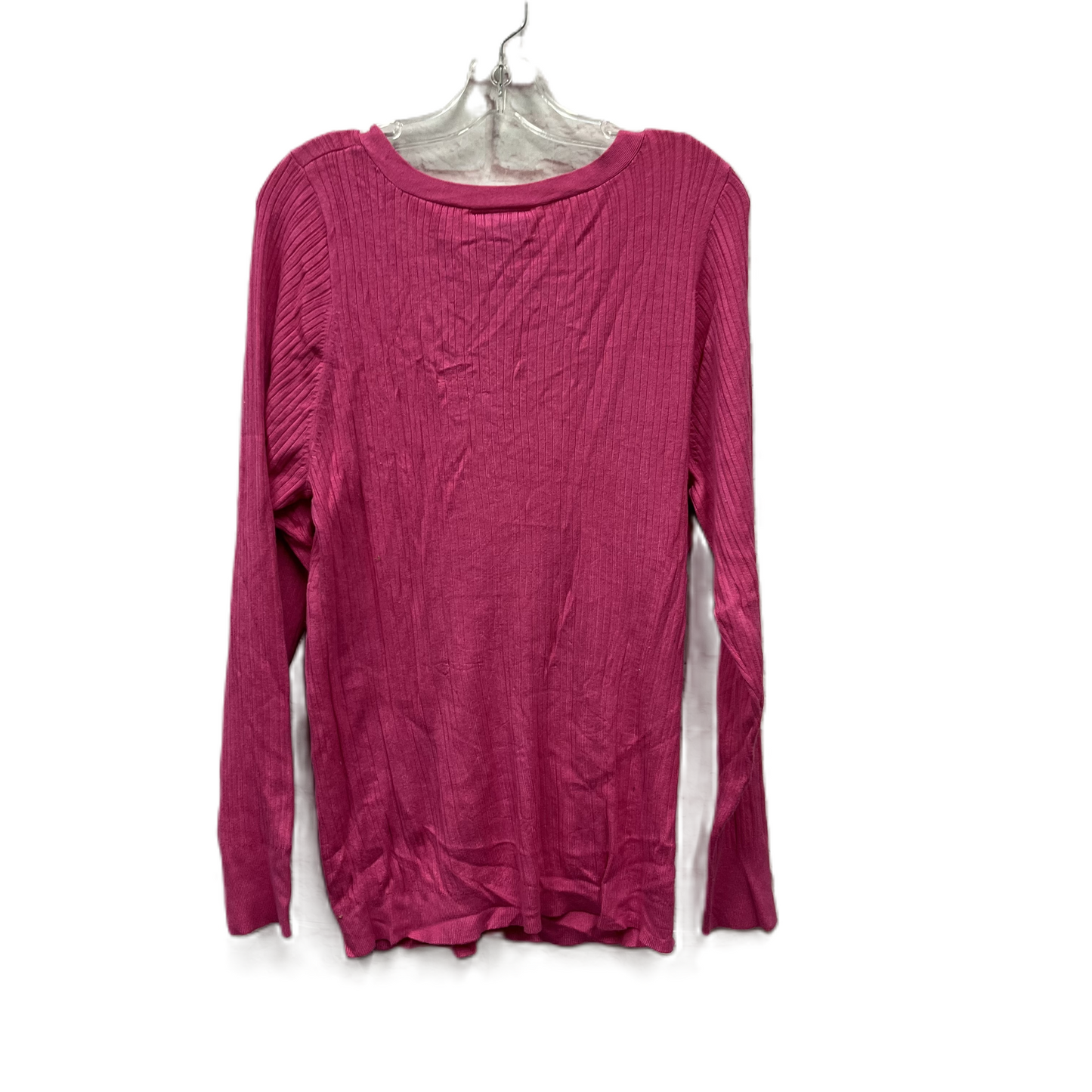 Top Long Sleeve By Lane Bryant In Pink, Size: 1x