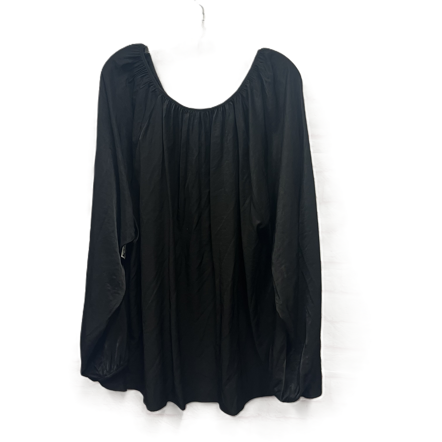 Top Long Sleeve By Ava & Viv In Black, Size: 3x