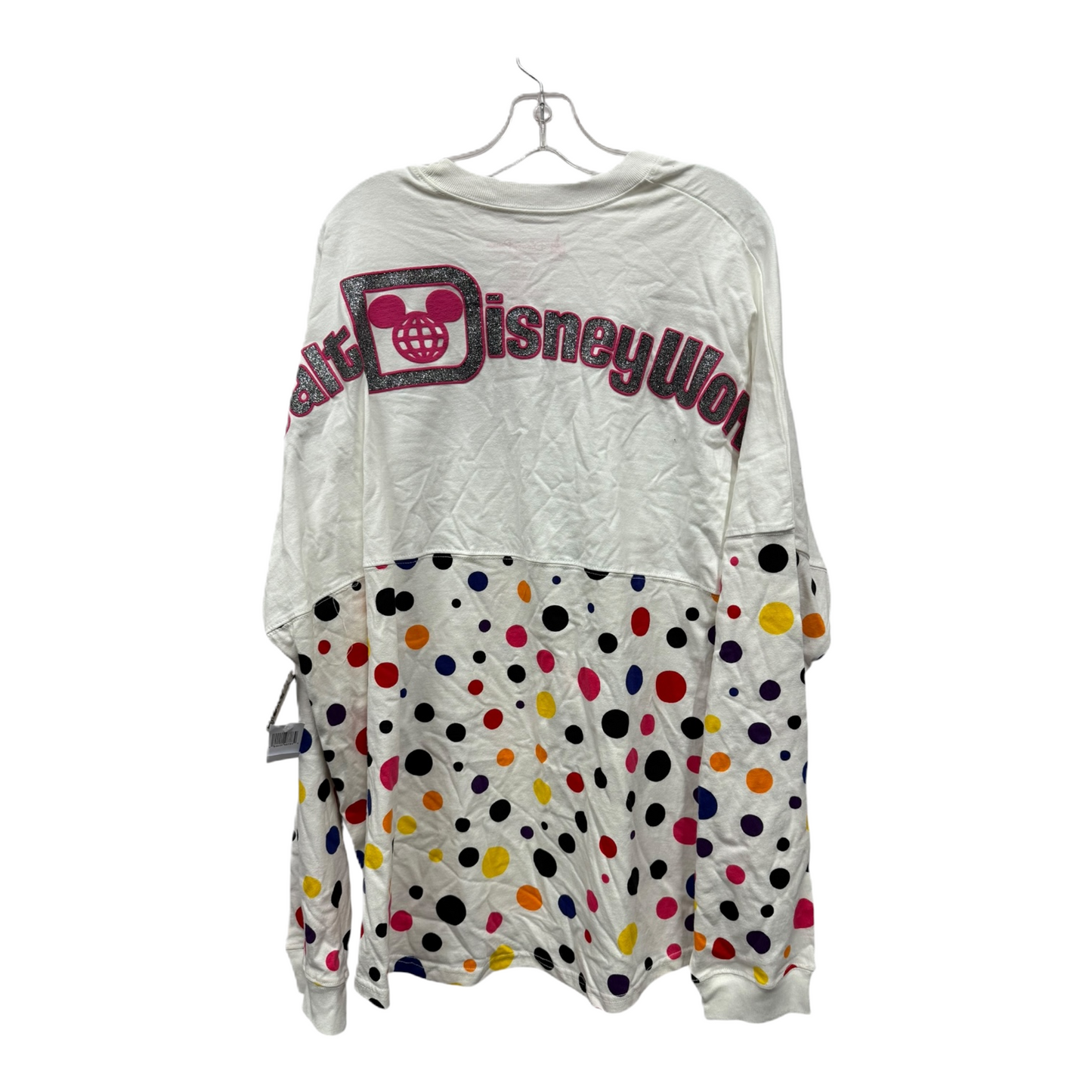 Top Long Sleeve By Disney Store In White, Size: 1x