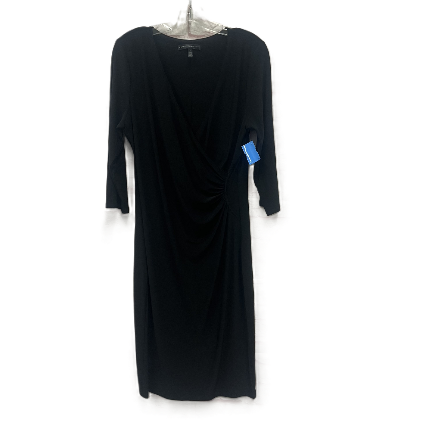 Dress Party Midi By White House Black Market In Black, Size: L