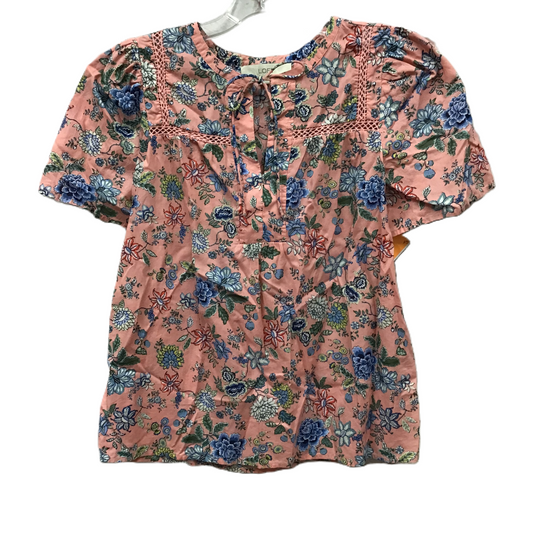 Top Short Sleeve By Loft  Size: Xs