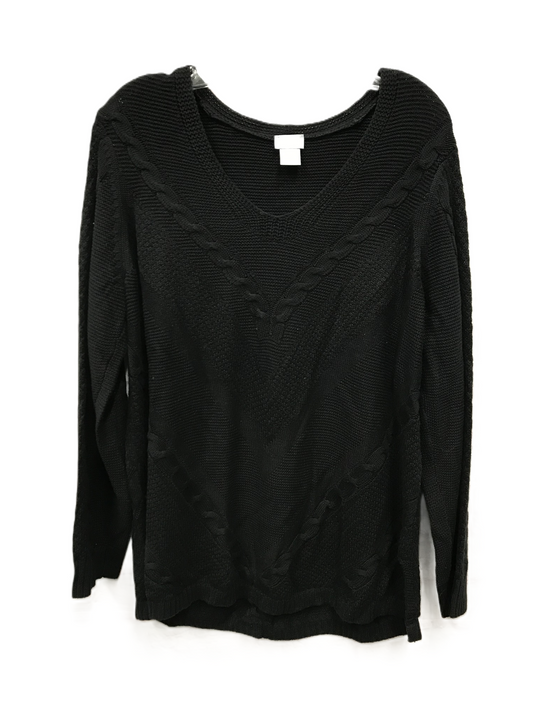 Black Sweater By Zenergy By Chicos, Size: L