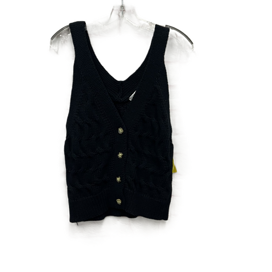 Vest Sweater By Zara In Black, Size: S