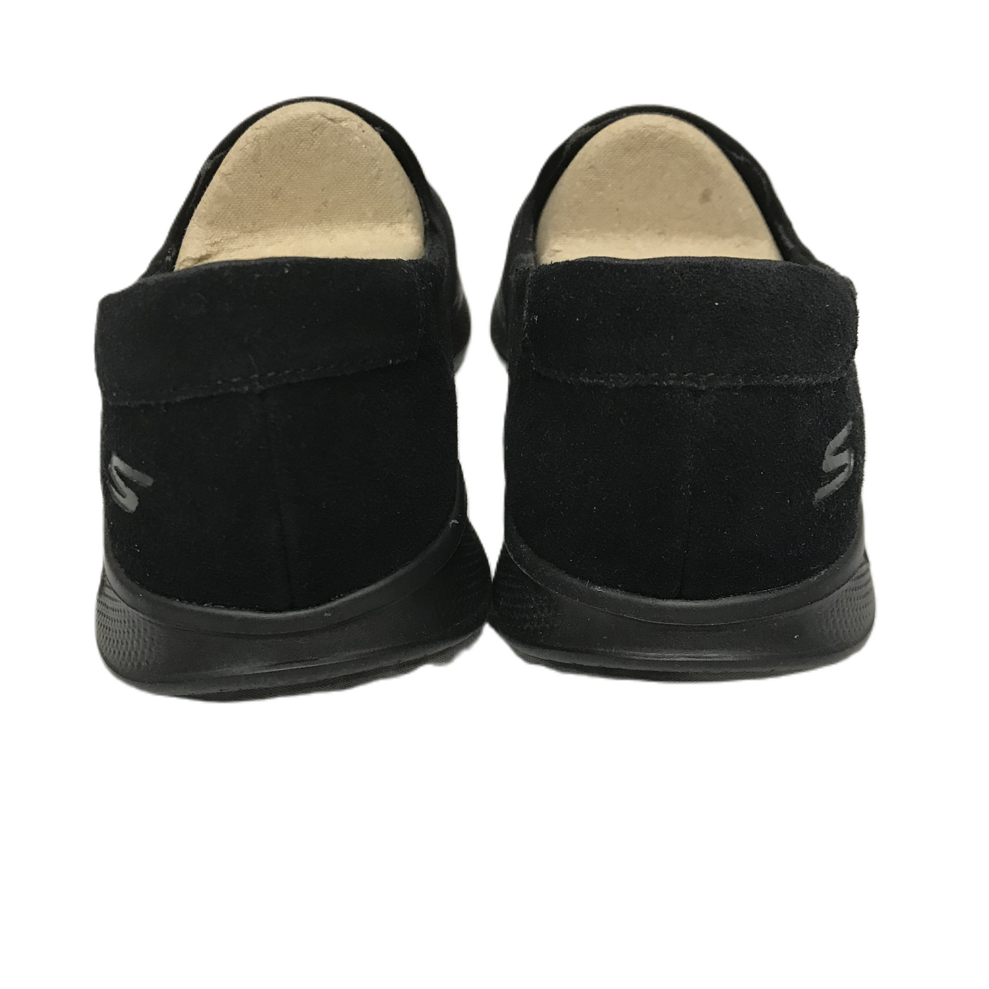 Black Shoes Flats By Skechers, Size: 9