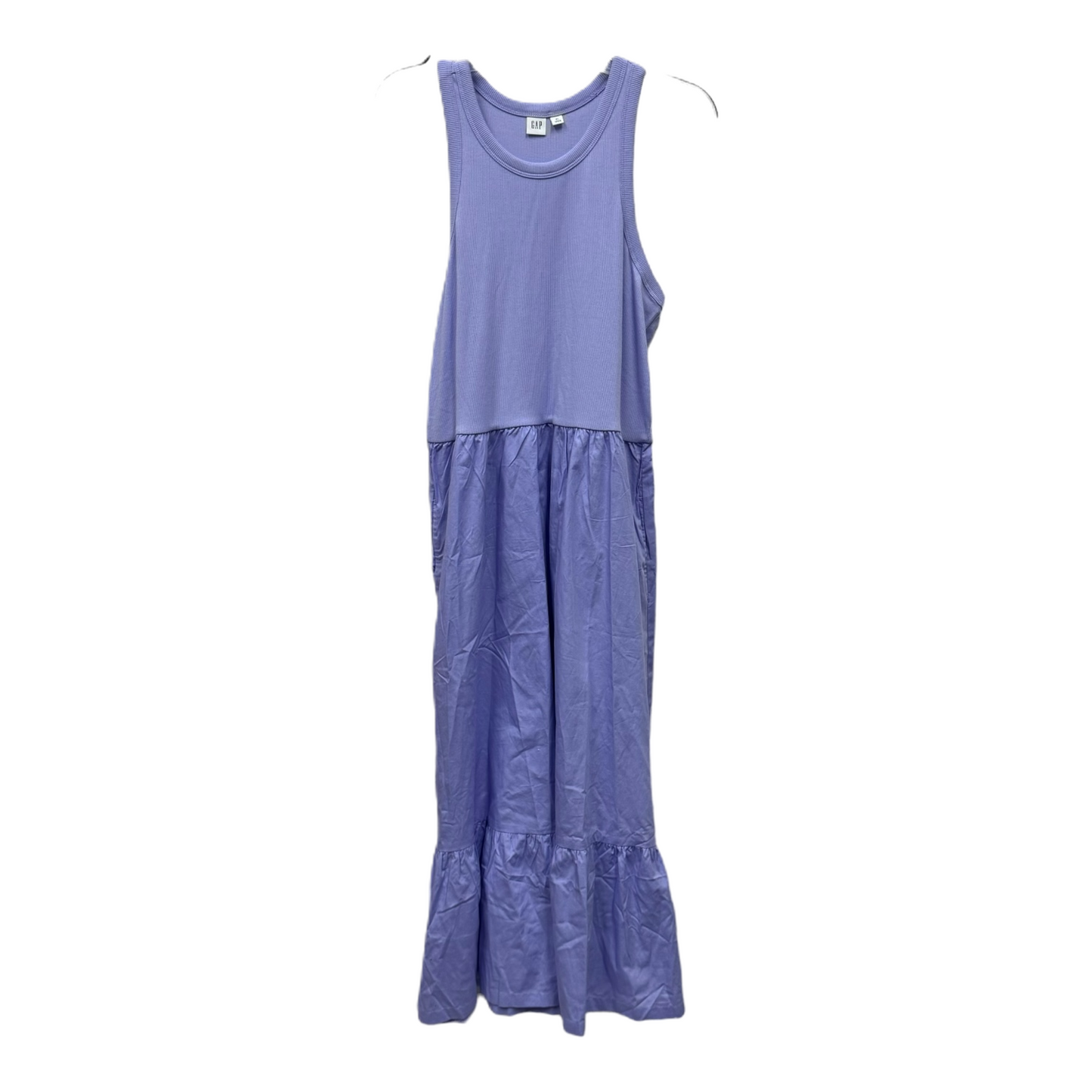 Purple Dress Casual Midi By Gap, Size: Xl