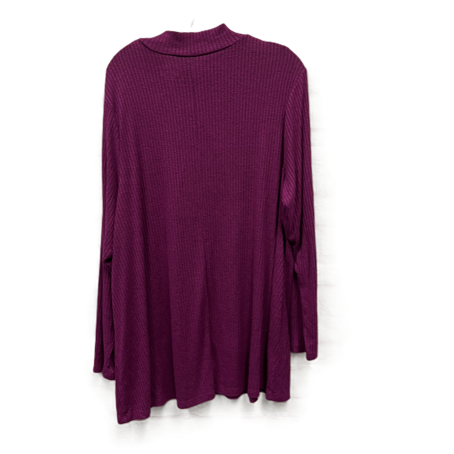 Top Long Sleeve By Lane Bryant In Purple, Size: 3x