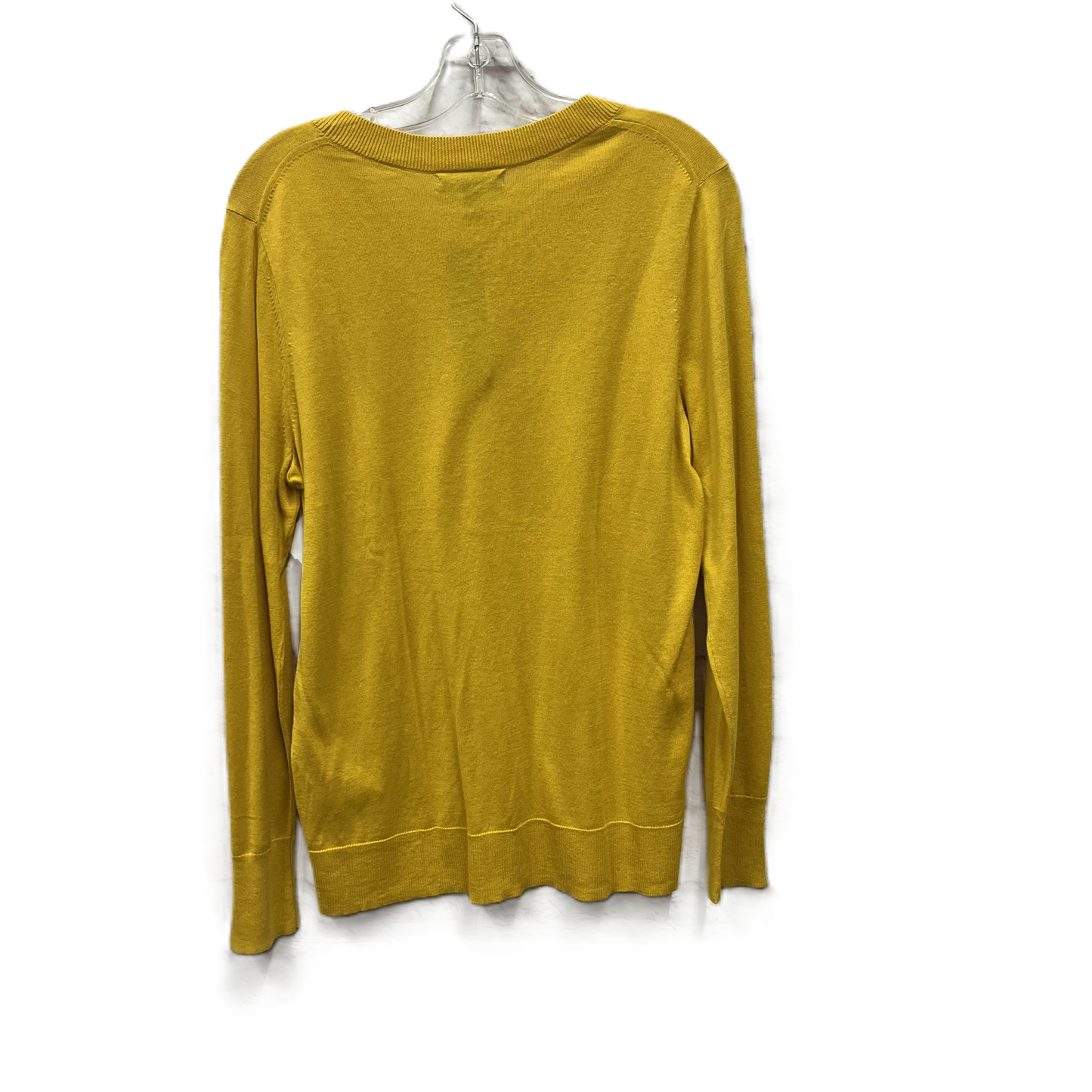 Top Long Sleeve By Banana Republic In Yellow, Size: L