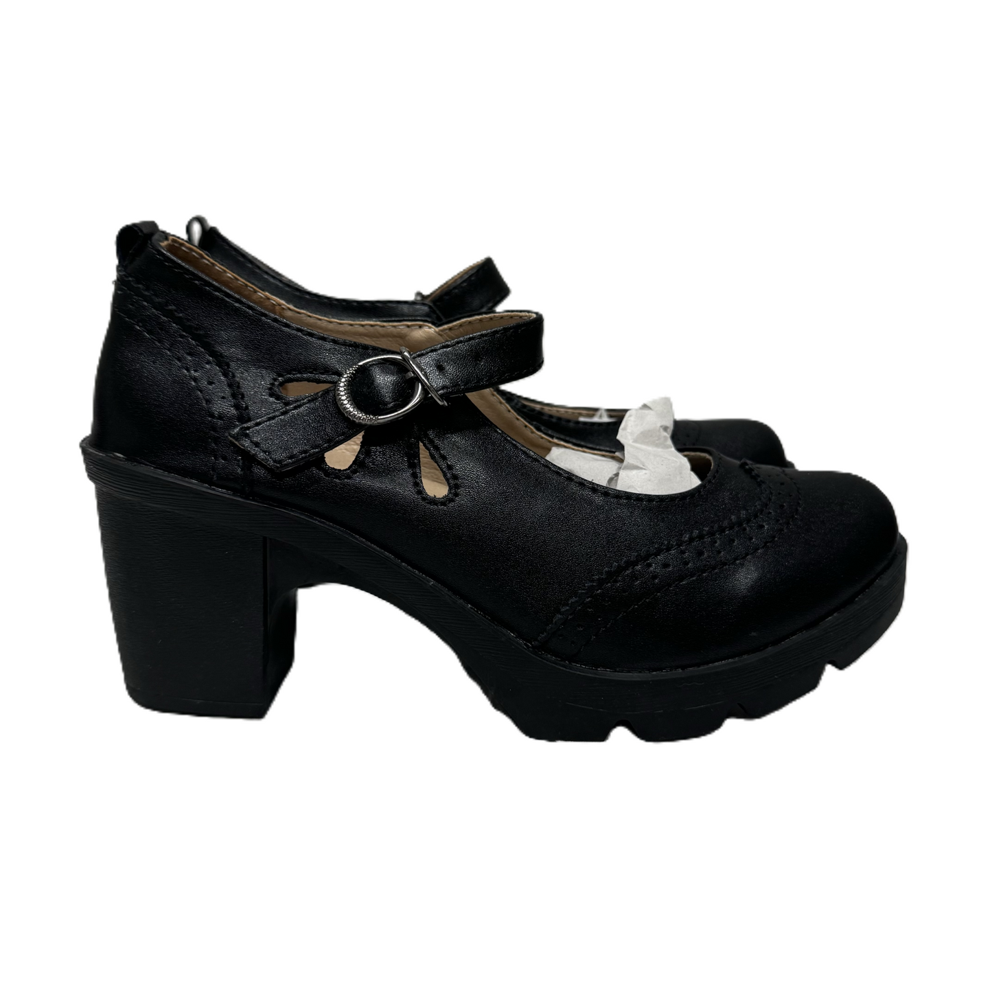 Shoes Heels Block By Dadawen, Size: 8.5
