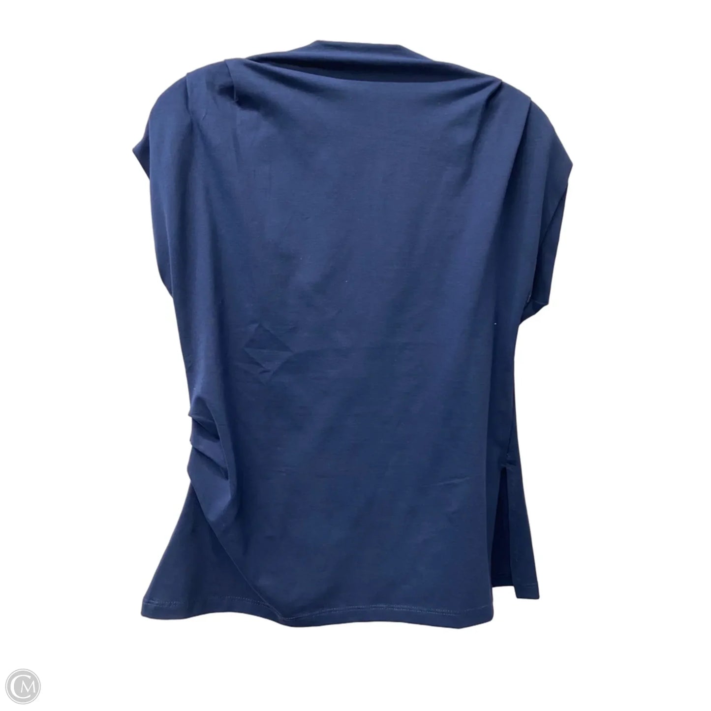 Top Short Sleeve By Loft In Blue, Size: M