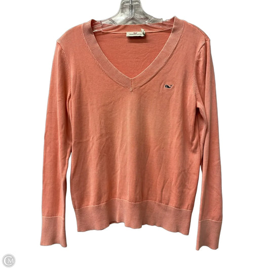 Top Long Sleeve By Vineyard Vines In Pink, Size: S