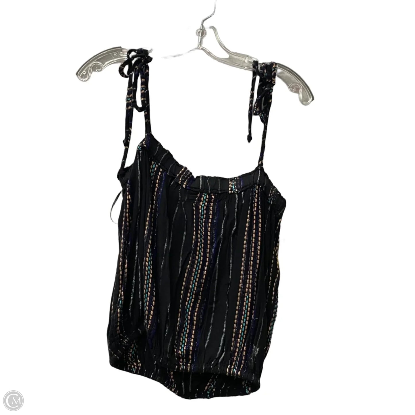 Top Sleeveless By Elan In Black, Size: S