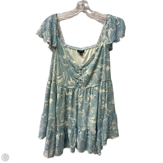 Top Sleeveless By Torrid In Blue, Size: 2x