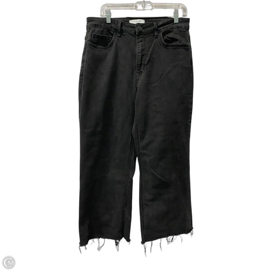 Jeans Wide Leg By Vervet In Black, Size: 14