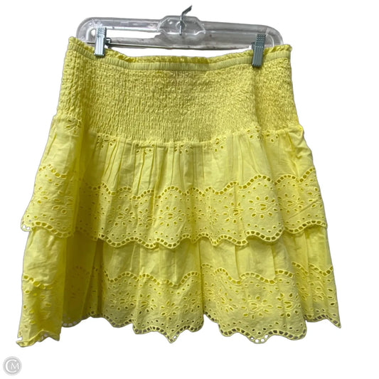Skirt Designer By Lilly Pulitzer In Yellow, Size: 12