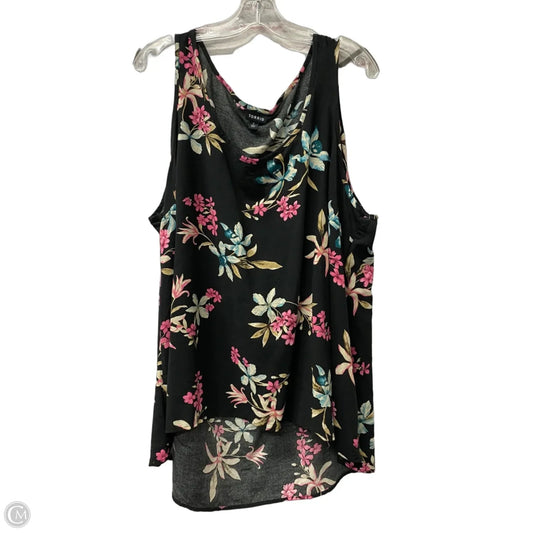 Top Sleeveless By Torrid In Black, Size: 2x