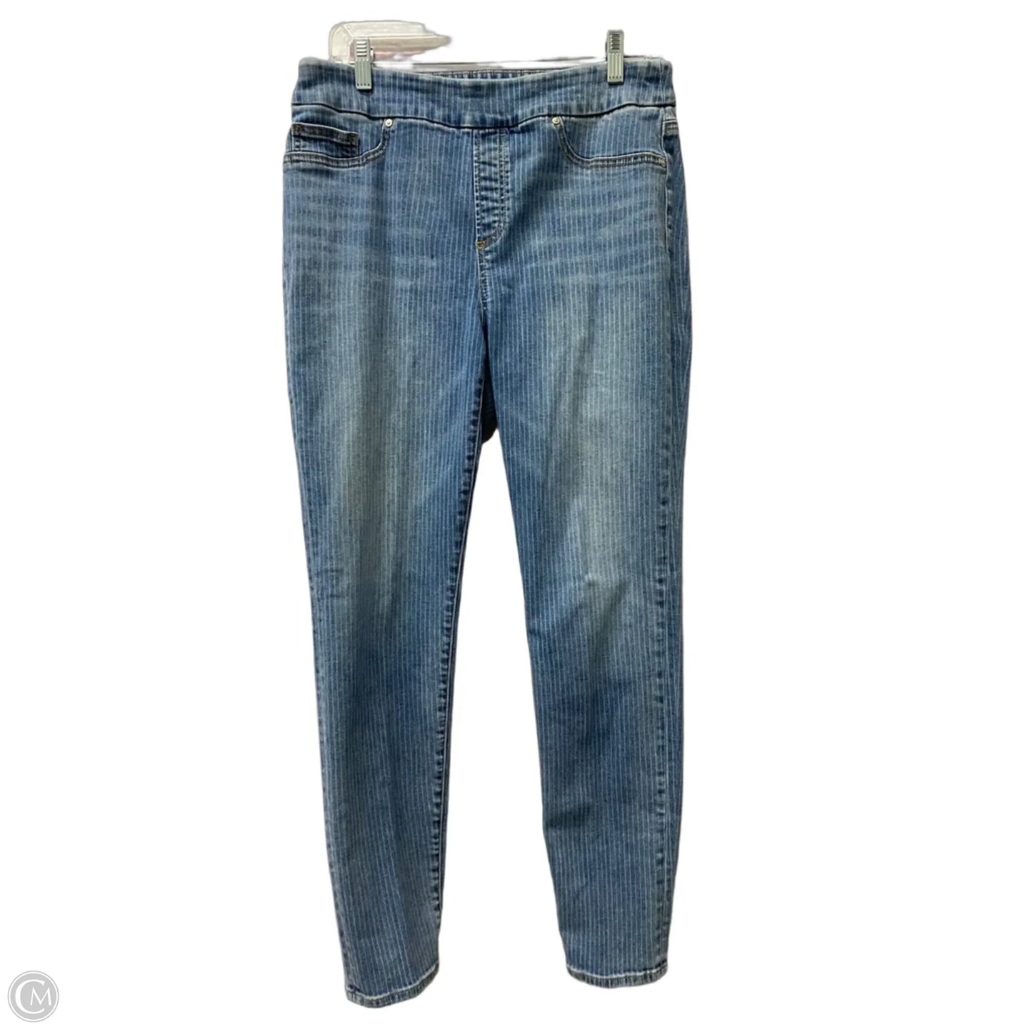 Jeans Jeggings By Chicos In Blue, Size: 8