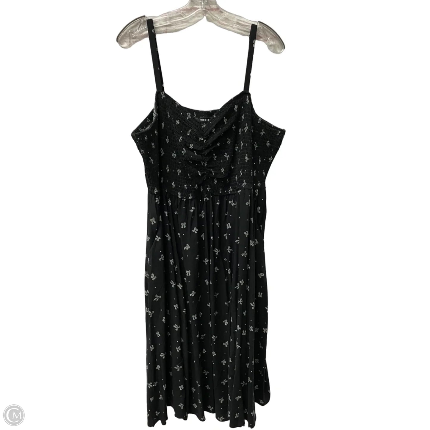 Dress Casual Midi By Torrid In Black, Size: 4x