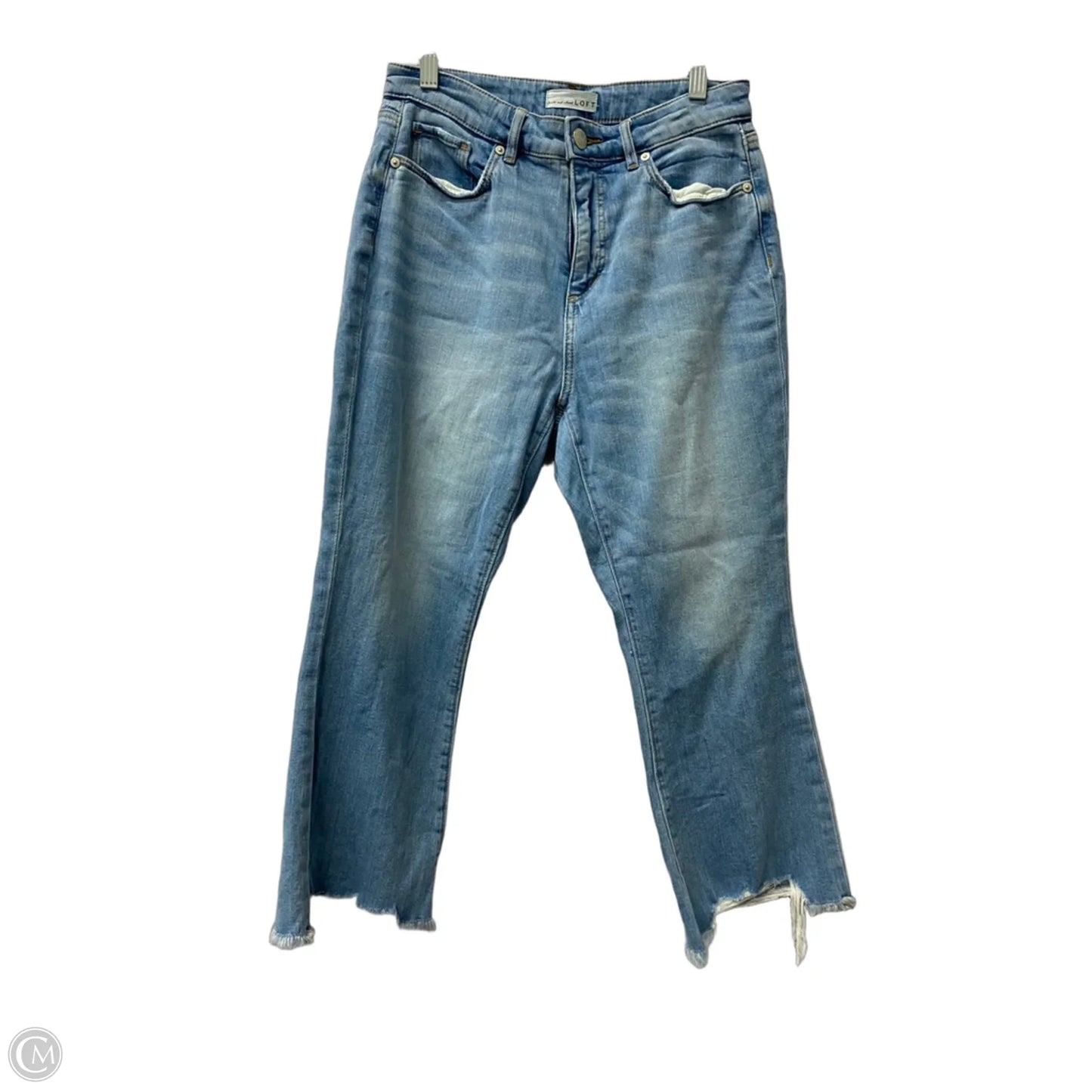 Jeans Cropped By Loft In Blue, Size: 4