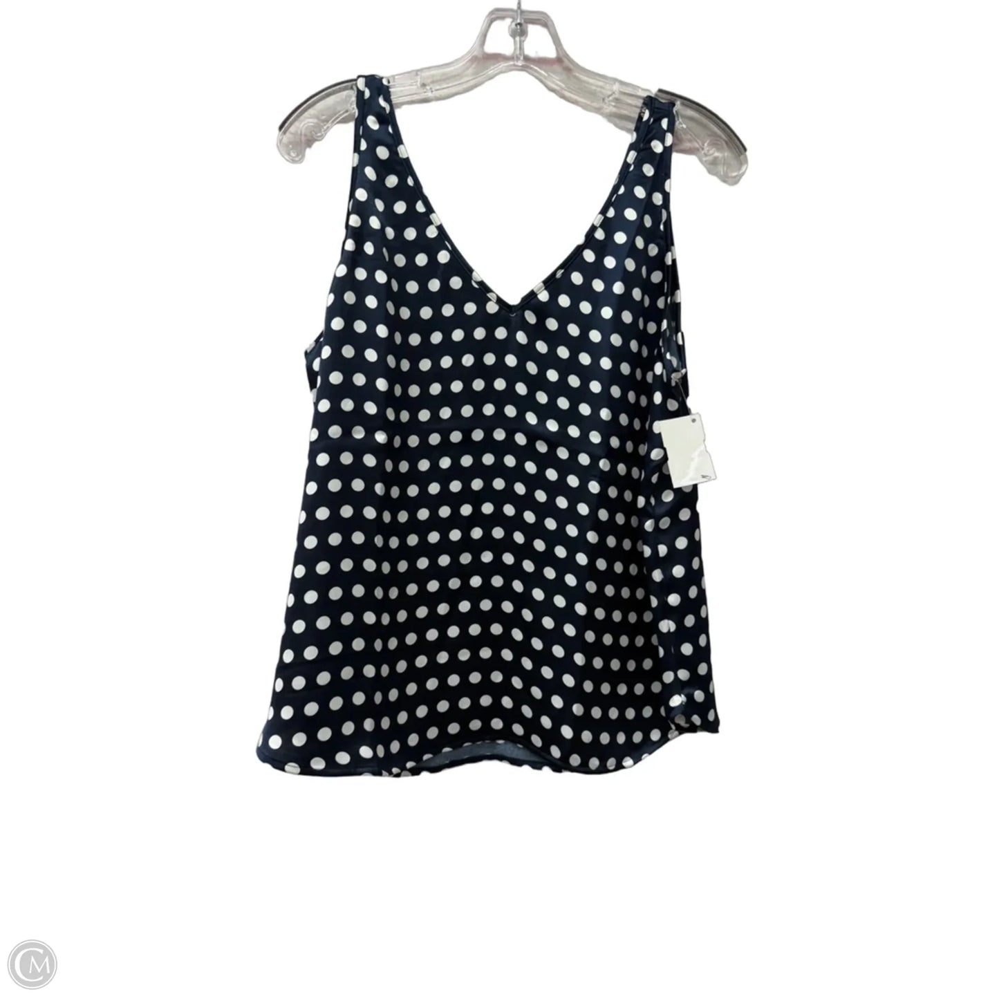 Top Sleeveless By Loft In Blue, Size: M