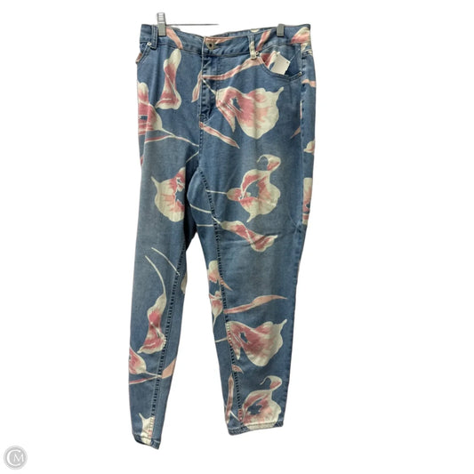 Jeans Straight By Ashley Stewart In Blue, Size: 18