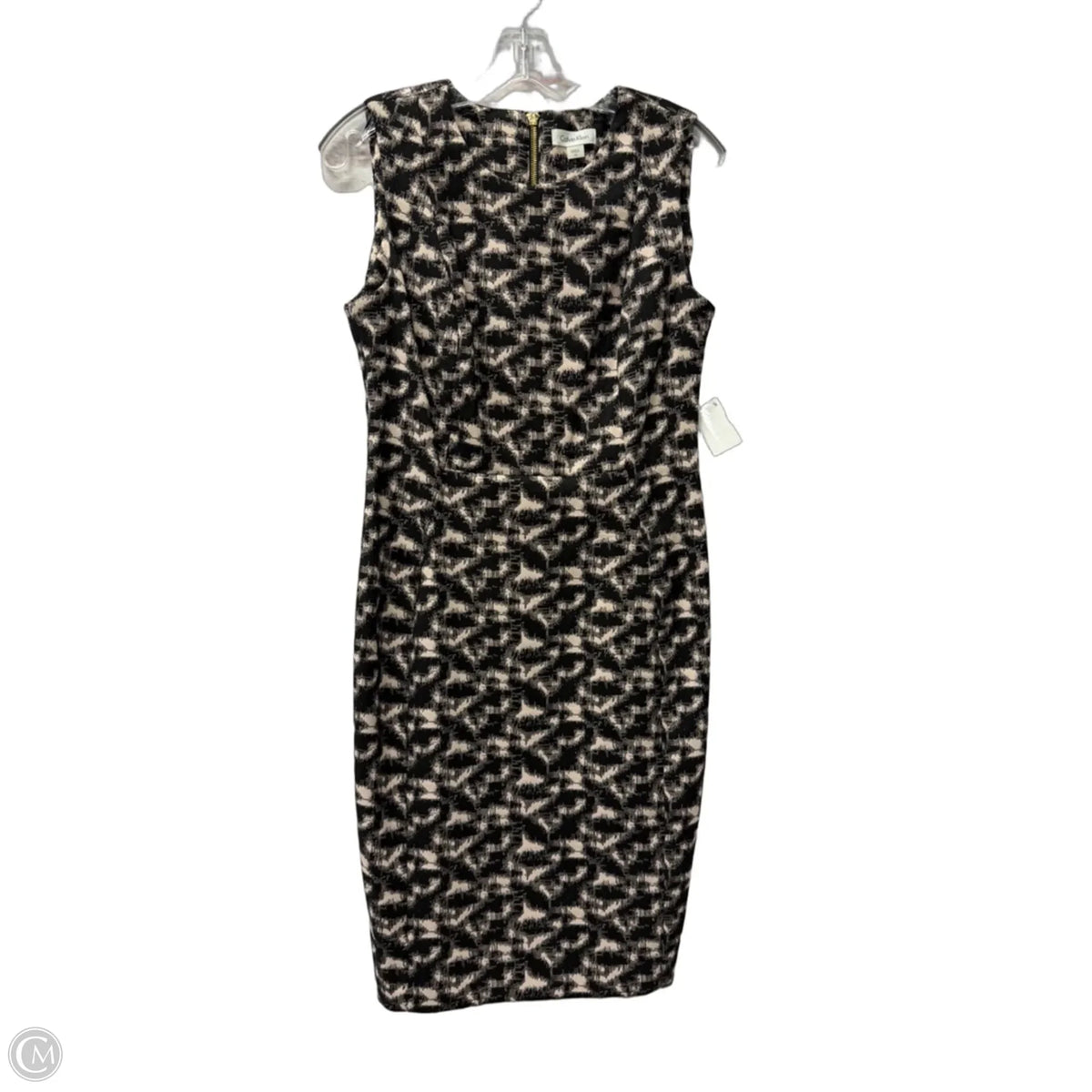 Dress Work By Calvin Klein In Black, Size: L