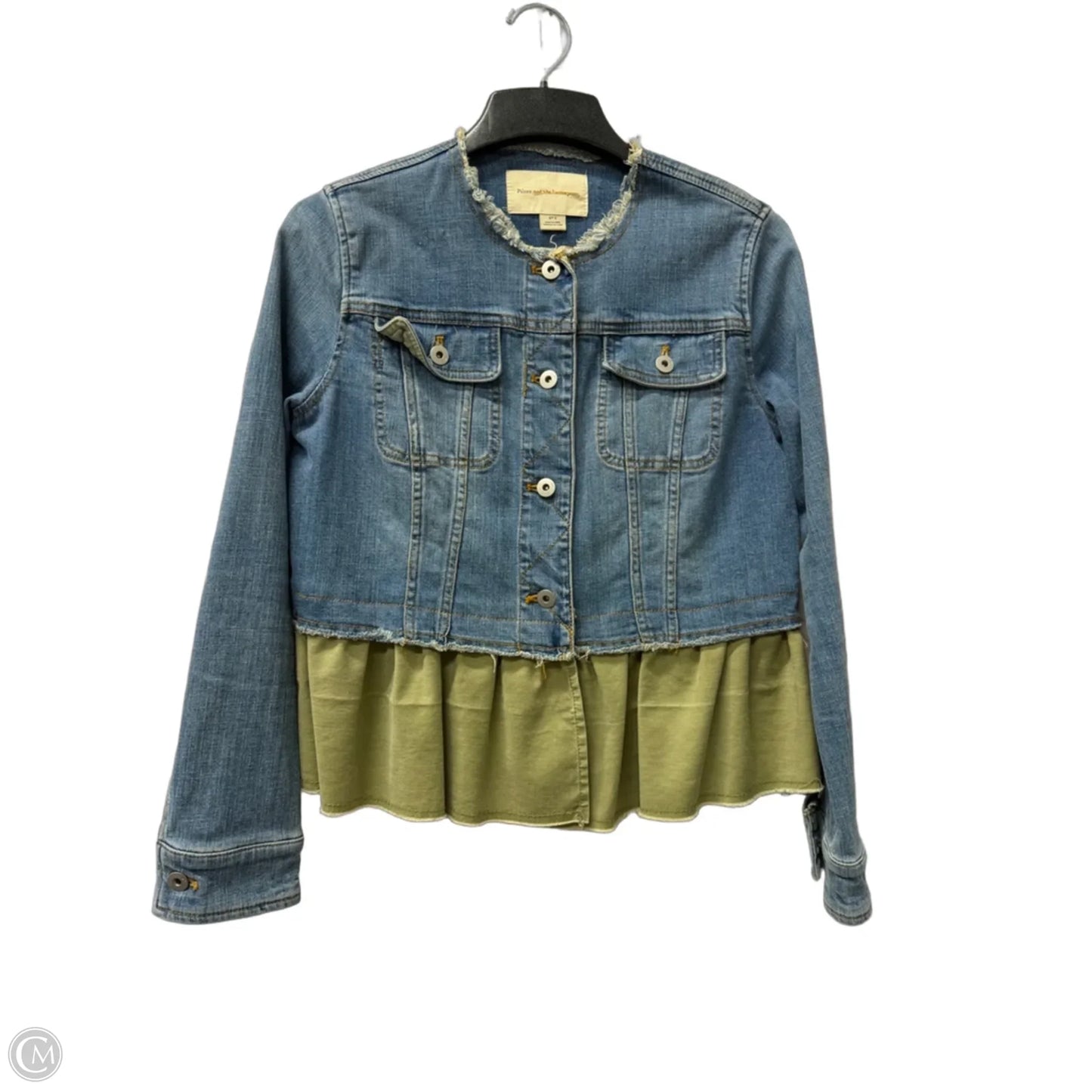 Jacket Denim By Pilcro In Blue, Size: S