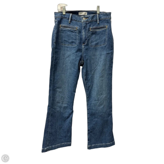 Jeans Wide Leg By Loft In Blue, Size: 8