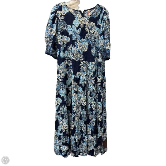 Dress Designer By Lilly Pulitzer In Blue, Size: L