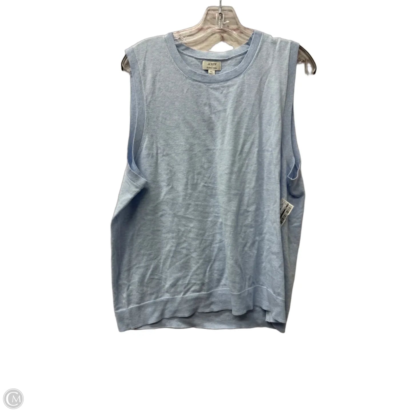 Top Sleeveless Basic By J. Crew In Blue, Size: 1x